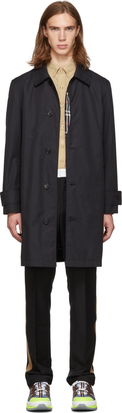 Burberry London England Black Ashbourne Coat