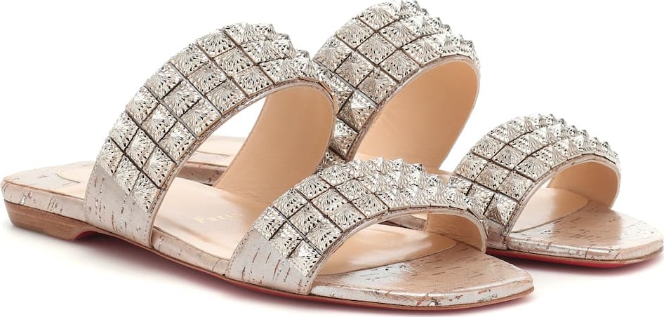 Christian Louboutin Myriadiam Flat embellished sandals