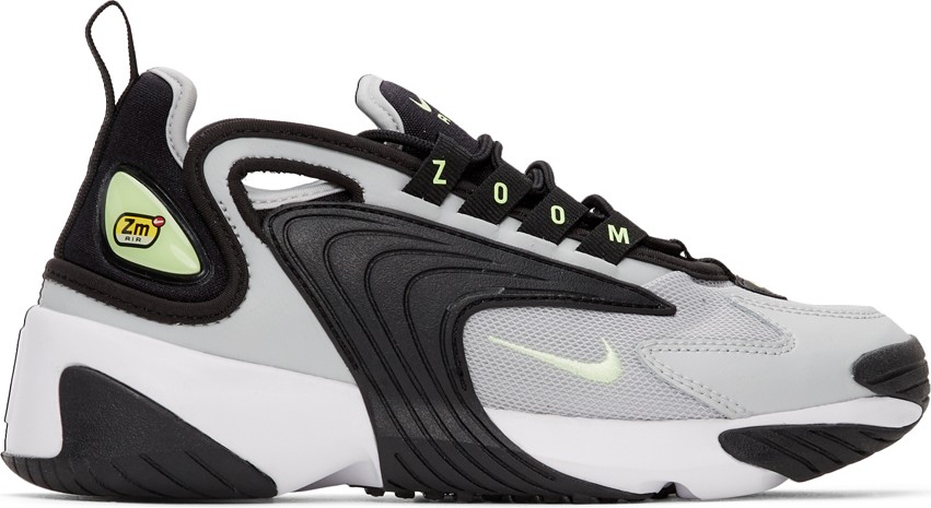 Nike Grey & Black Zoom 2K Sneaker