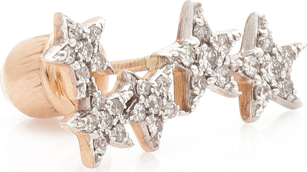 Kismet by Milka Wonder Woman 5-Star White Diamond Ear Crawler