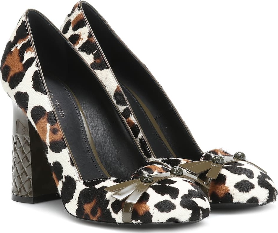 Bottega Veneta Calf hair pumps