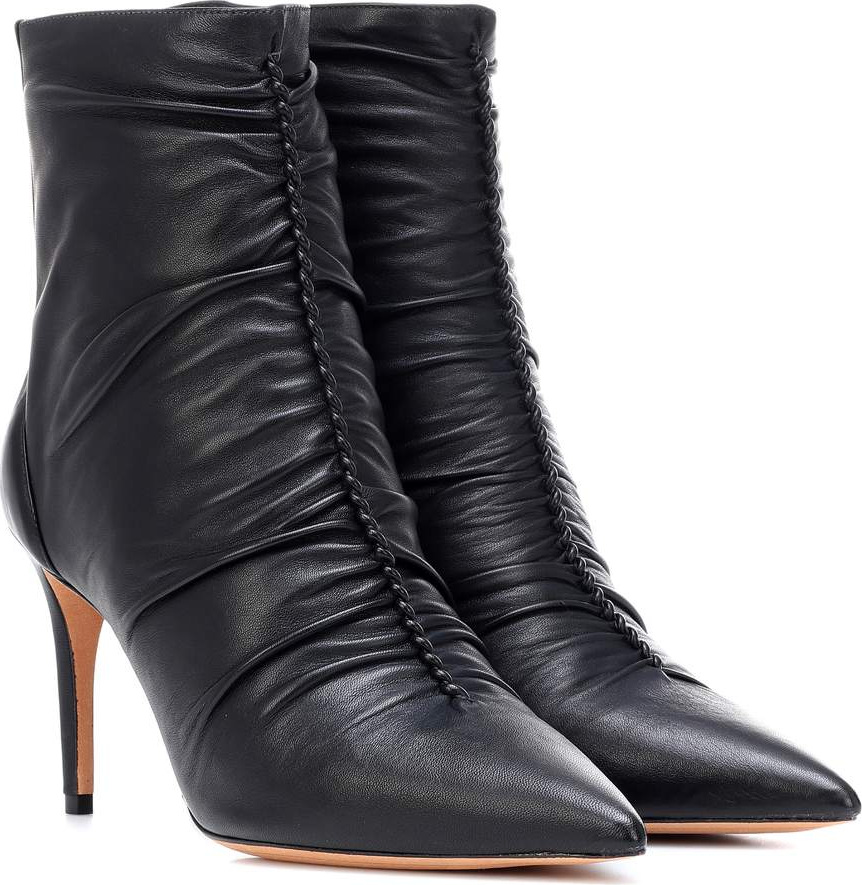 Alexandre Birman Susanna 85 leather ankle boots