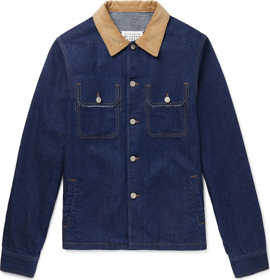 Maison Margiela Distressed Denim Trucker Jacket