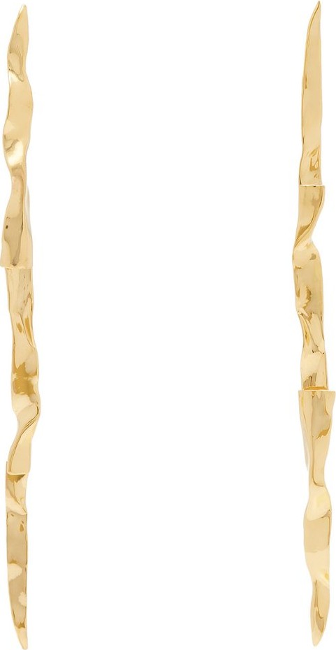 Misho Cascade 22kt gold-plated earrings