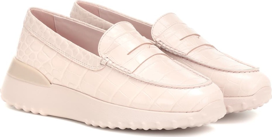 Tod's Exclusive to Mytheresa – croc-effect leather loafers