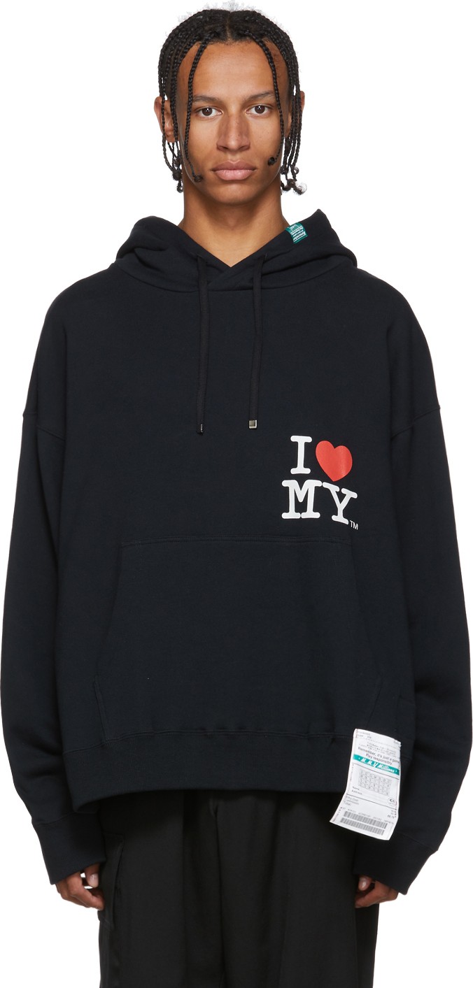 Miharayasuhiro Black 'Collect Call' Hoodie