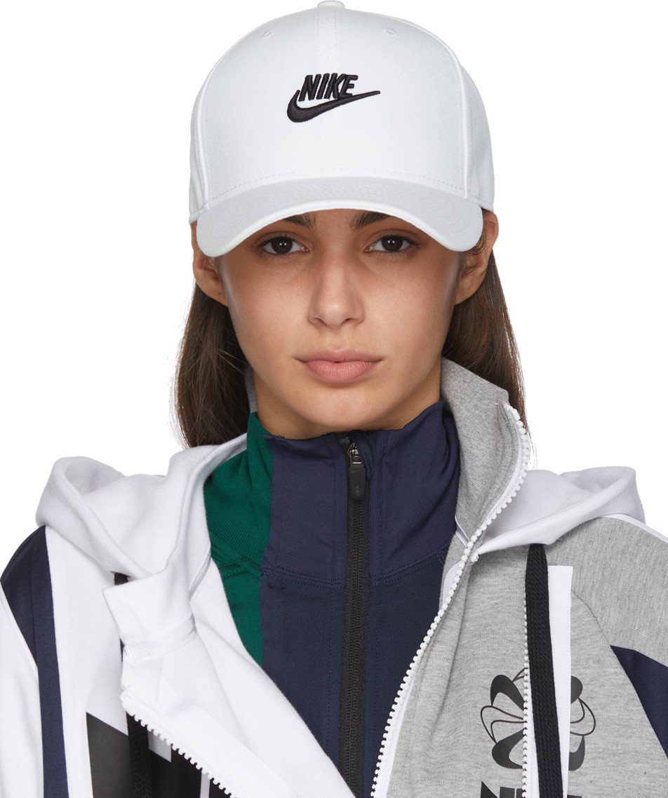 Nike White Futura Snapback Cap