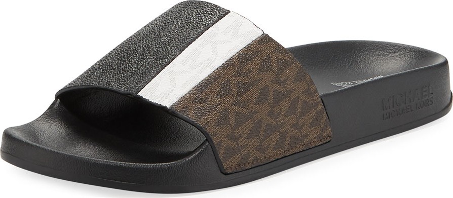 MICHAEL MICHAEL KORS Ayla Logo Pool Slide Sandals