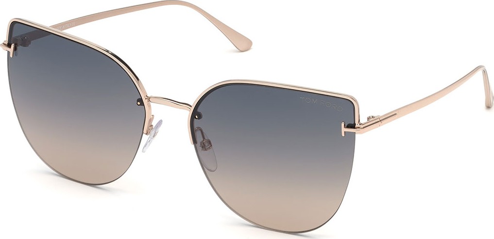 TOM FORD Ingrid Gradient Butterfly Sunglasses