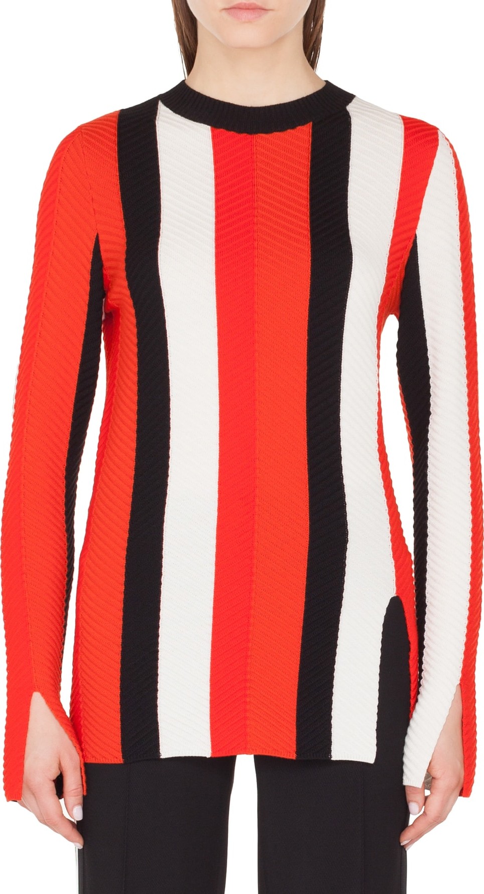 Akris Punto Stripe Knit Pullover