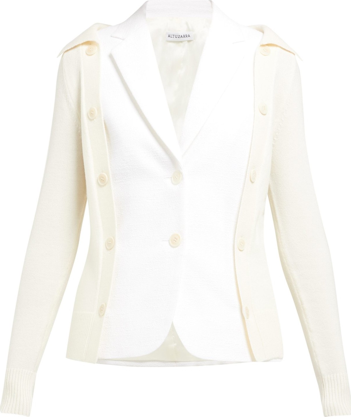 Altuzarra Ravello layered cotton-blend blazer