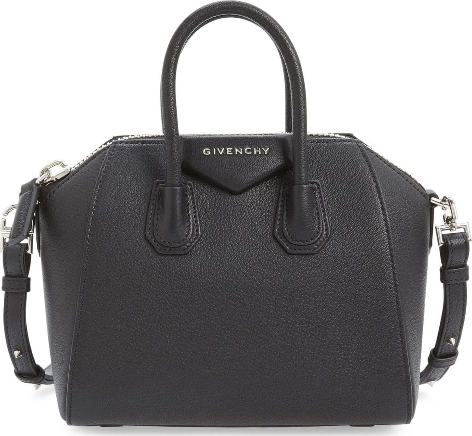 Givenchy 'Mini Antigona' Sugar Leather Satchel