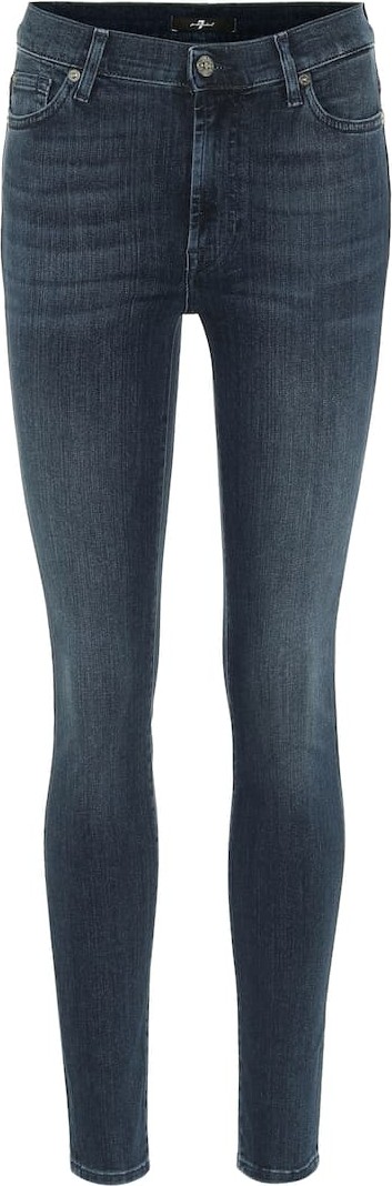 7 For All Mankind The Skinny high-rise jeans