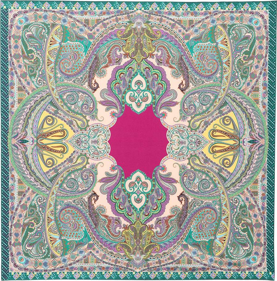Etro Paisley-printed silk scarf