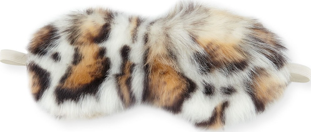 Fabulous Furs Faux-Fur Eye Mask on Gifting Card