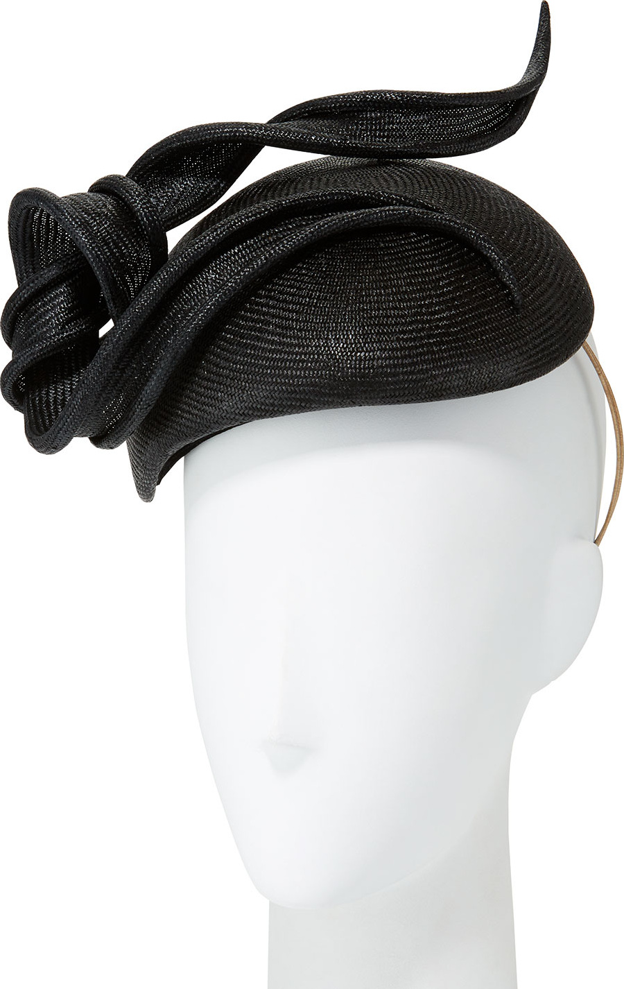 Philip Treacy Straw Hat w/ Ribbon