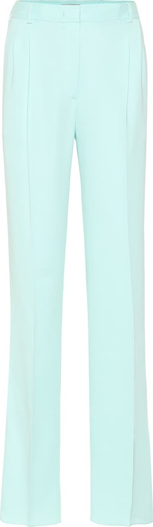 Emilio Pucci High-rise straight crêpe pants