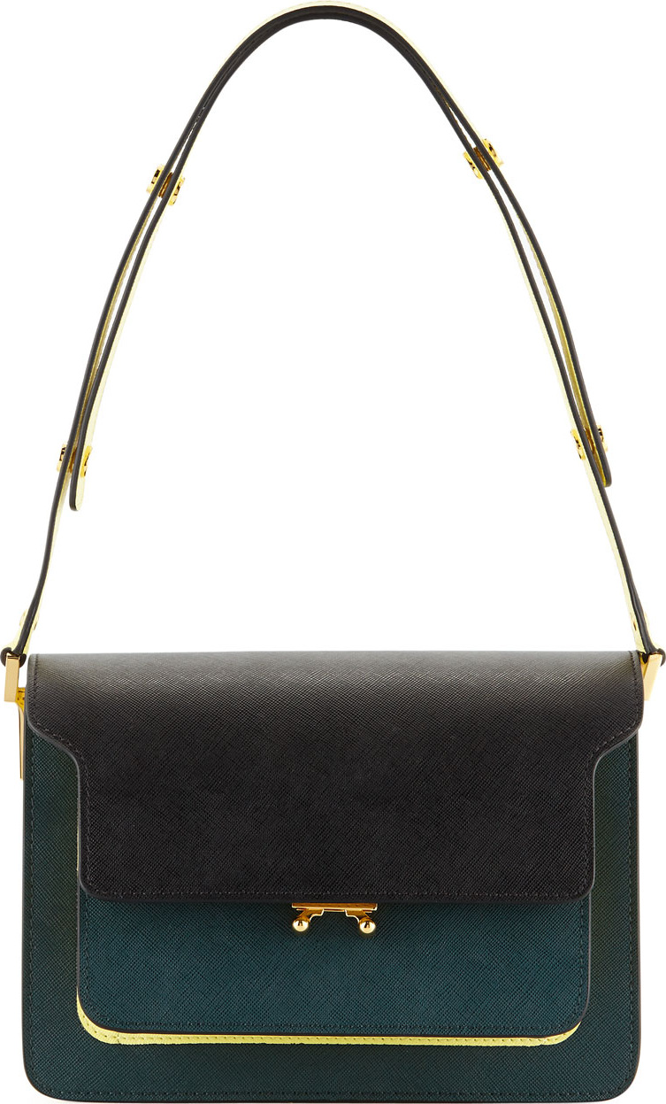 Marni Colorblock Trunk Shoulder Bag