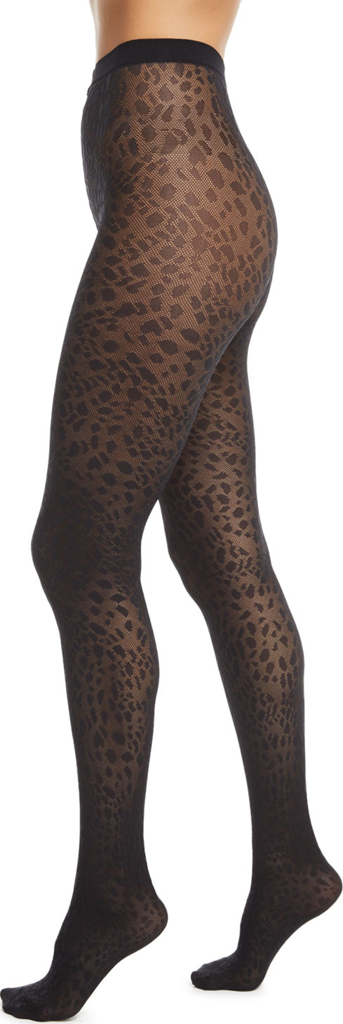 Wolford Avril Leopard-Print Tights