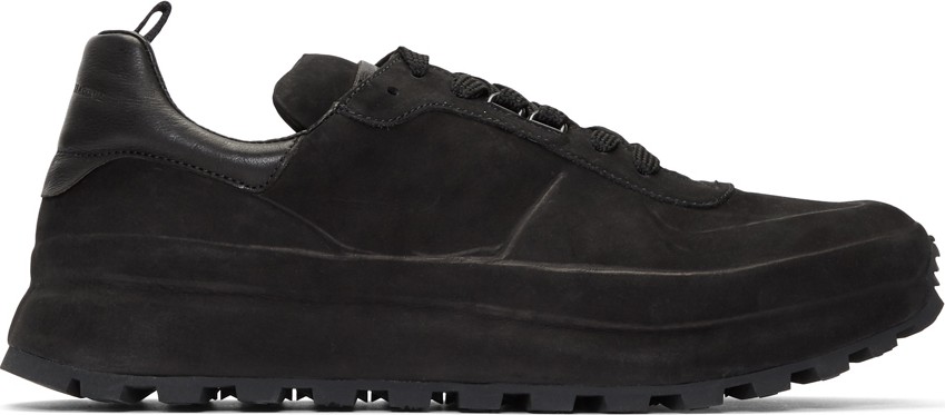 Officine Creative Black Frontiere 1 Sneakers