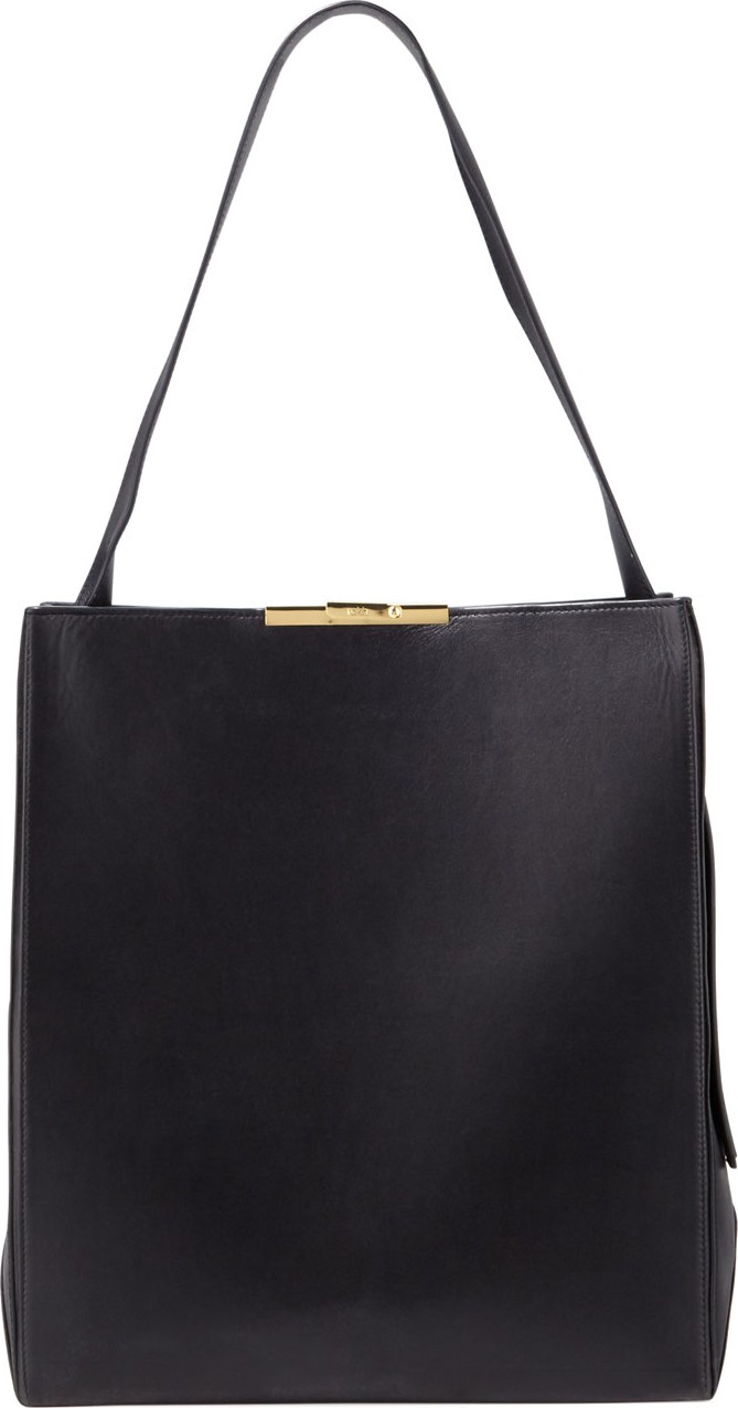 Rokh Leather Large Box Hobo Bag