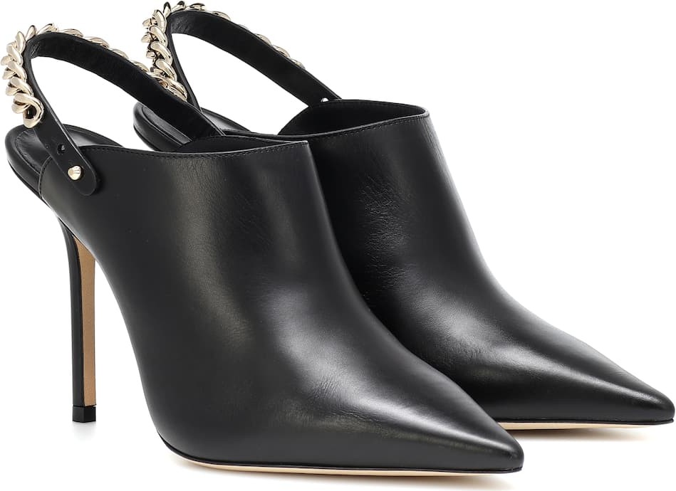 Jimmy Choo Lexx 100 leather mules