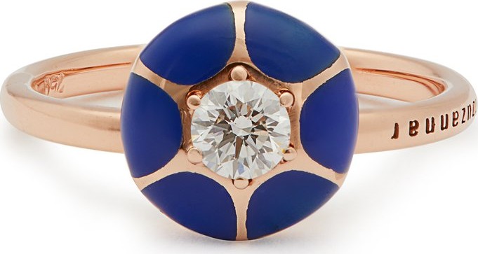 Selim Mouzannar Sea Flowers 18kt rose-gold diamond ring