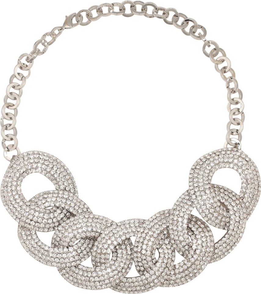 Alessandra Rich Crystal-embellished necklace