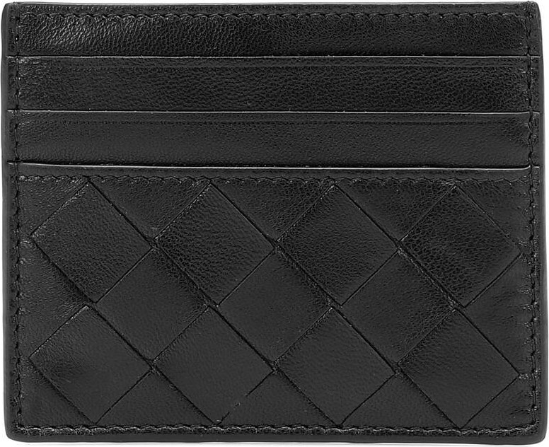 Bottega Veneta Intrecciato leather card holder