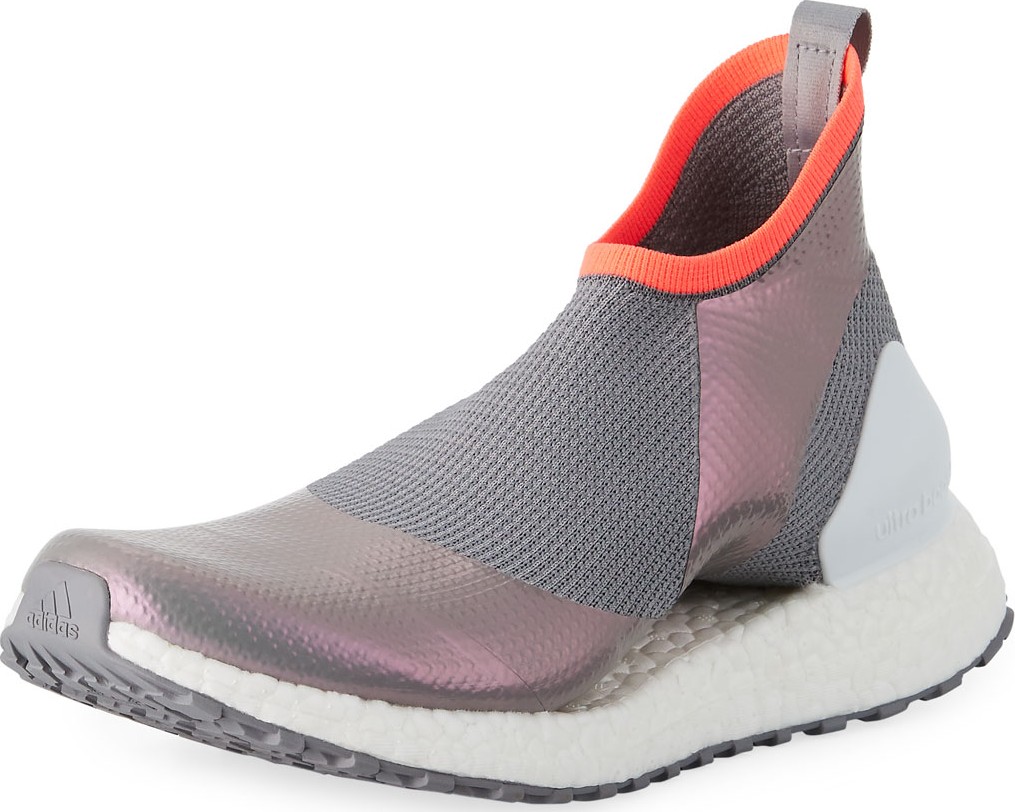 Adidas By Stella McCartney Ultra Boost X Fabric Sneakers, Gray/White