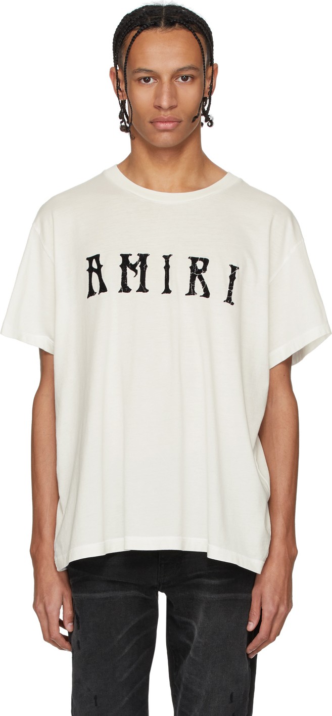 Amiri White Hippie T-Shirt