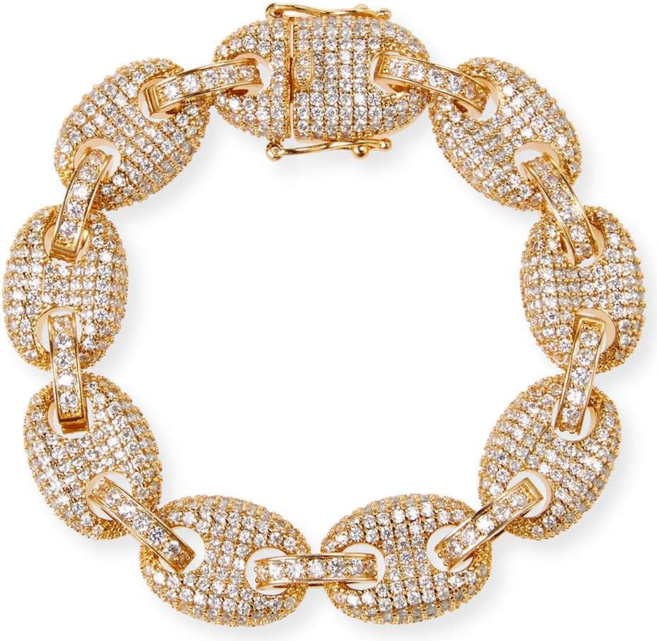 Fallon Toscano Pave-Link Bracelet