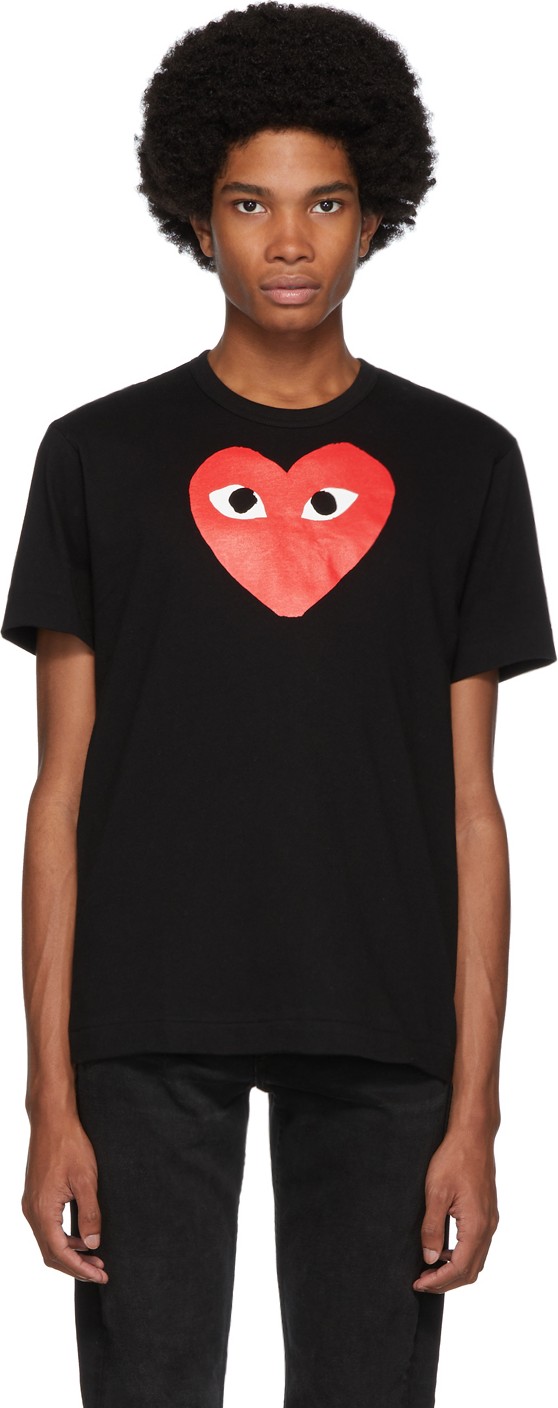 Comme Des Garcons PLAY Black Big Heart T-Shirt