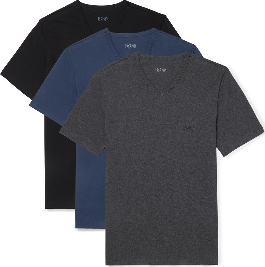 HUGO BOSS Three-Pack Cotton-Jersey T-Shirts