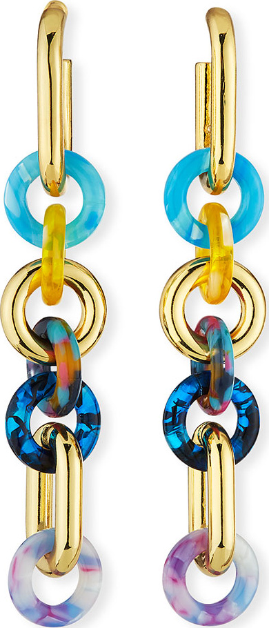 BAUBLEBAR Ronell Resin Link-Drop Earrings