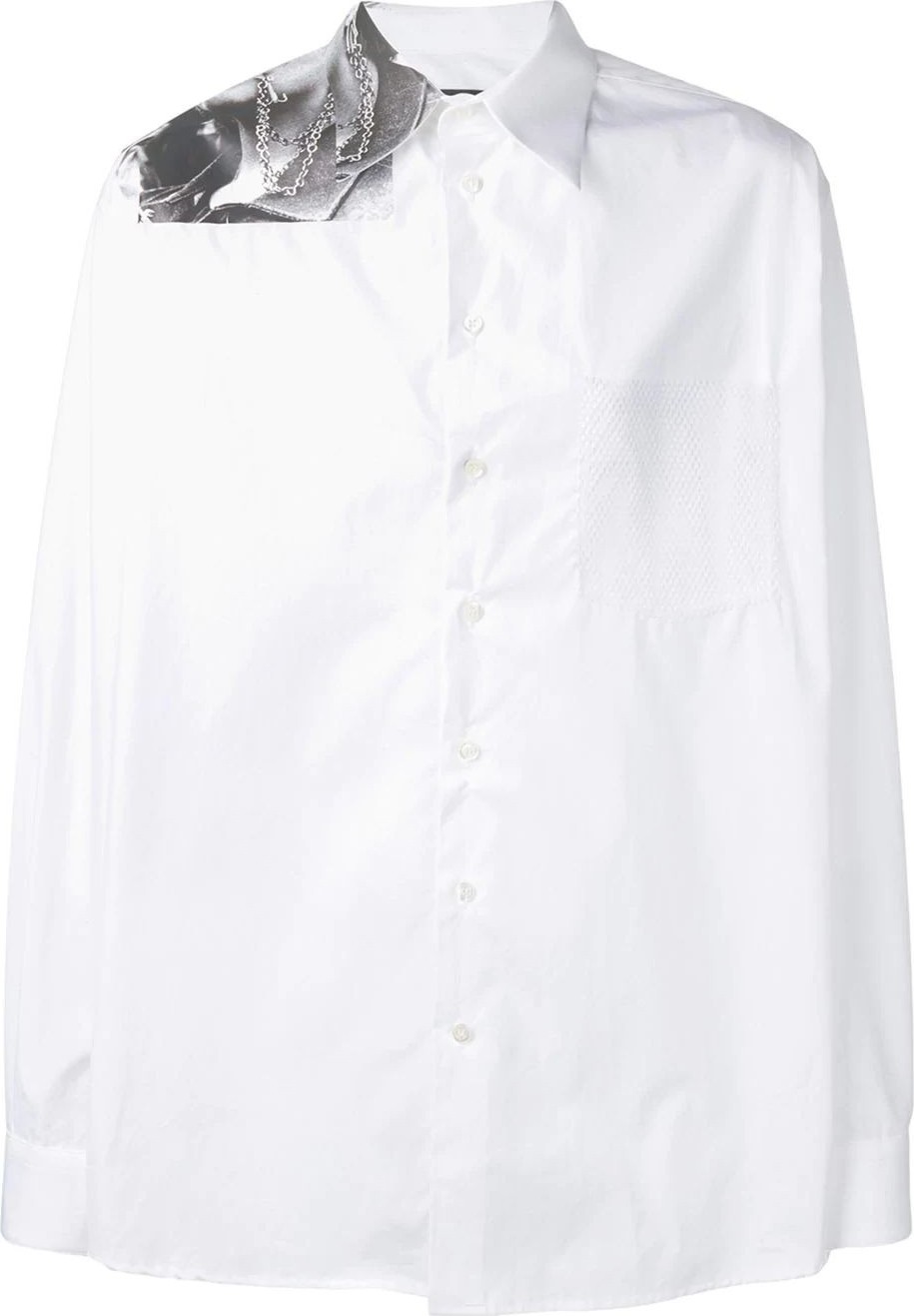 Raf Simons Chain print button down