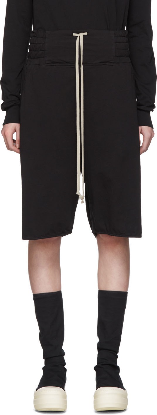 Rick Owens DRKSHDW Black Jersey Boxer Shorts