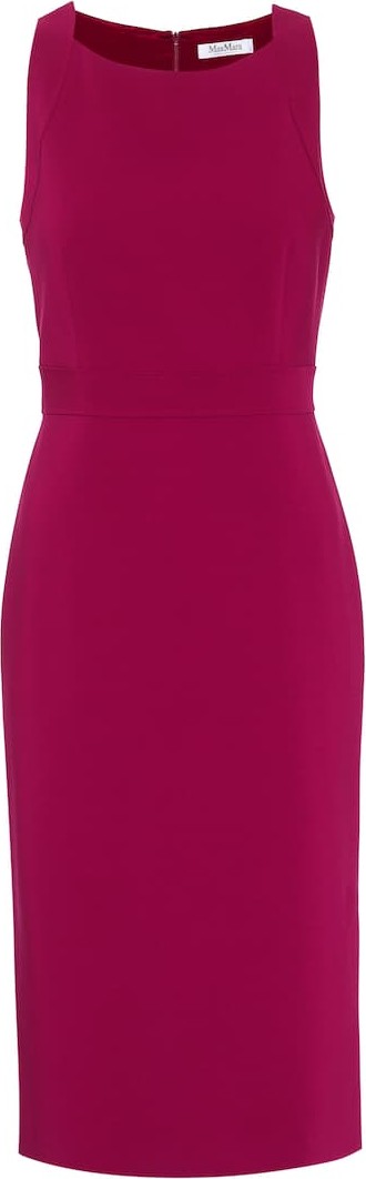 Max Mara Norcia stretch-wool crêpe midi dress