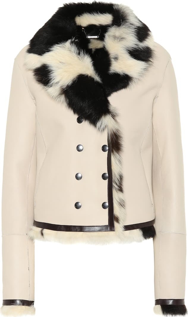 Chloe Reversible leather and fur jacket