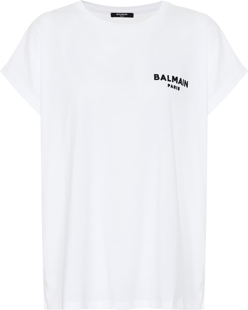 Balmain Logo cotton-jersey T-shirt