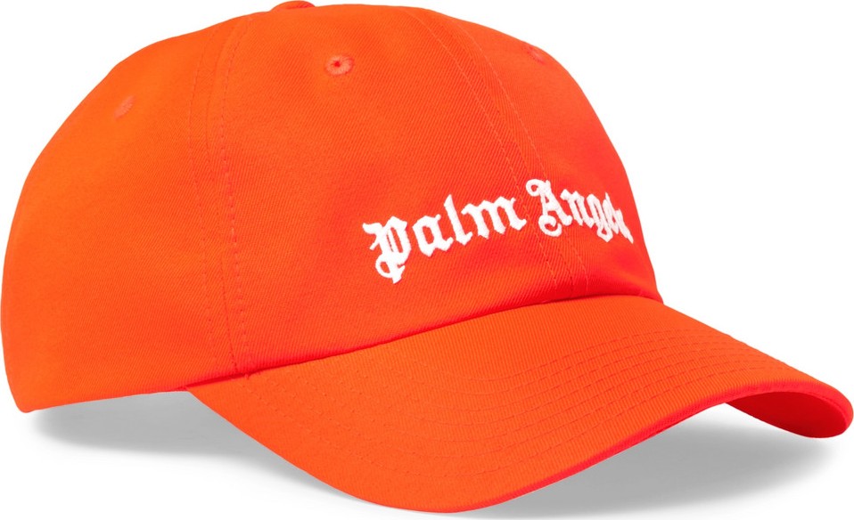 Palm Angels Logo-Embroidered Neon Twill Baseball Cap