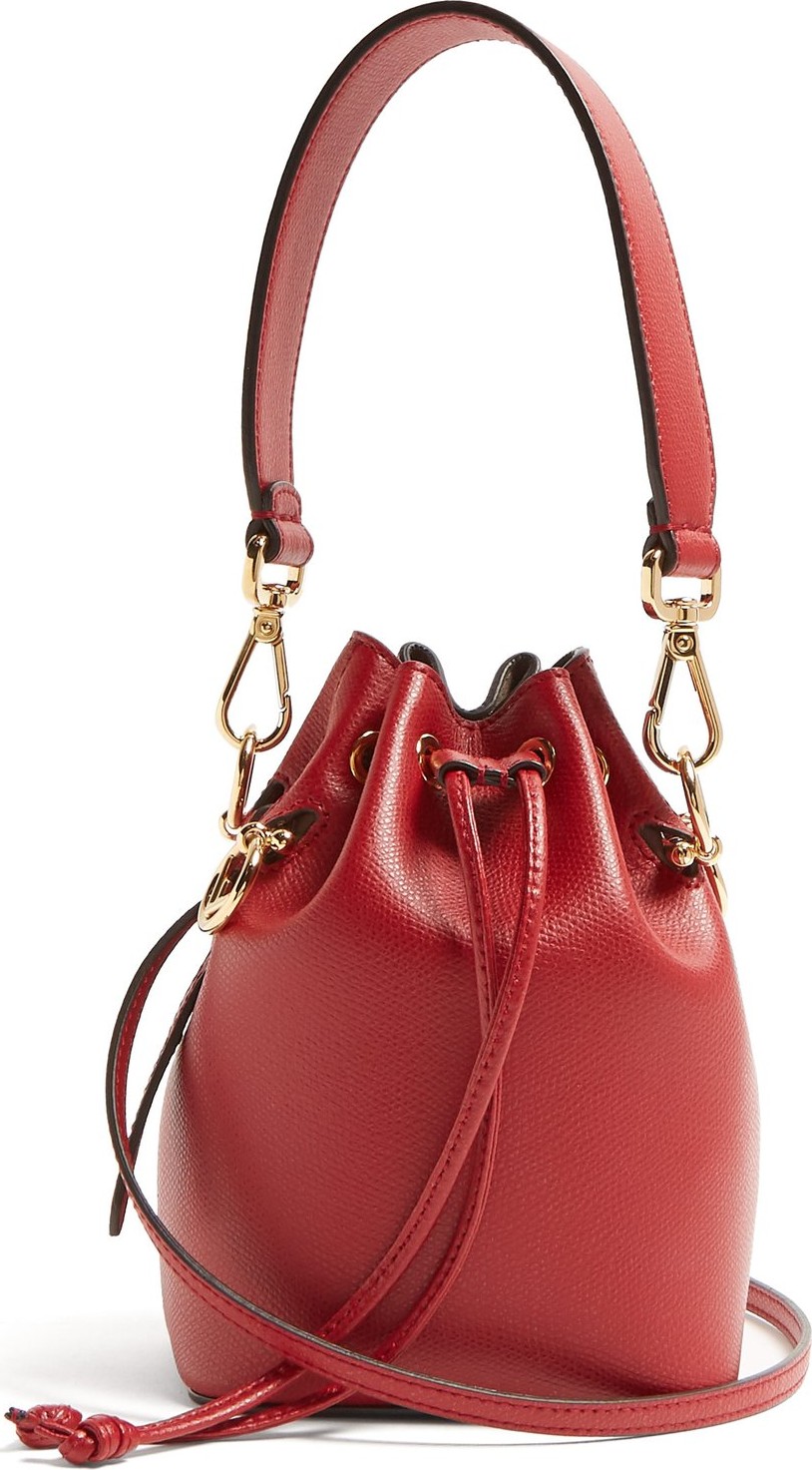 Fendi Mon Tresor mini leather bucket bag