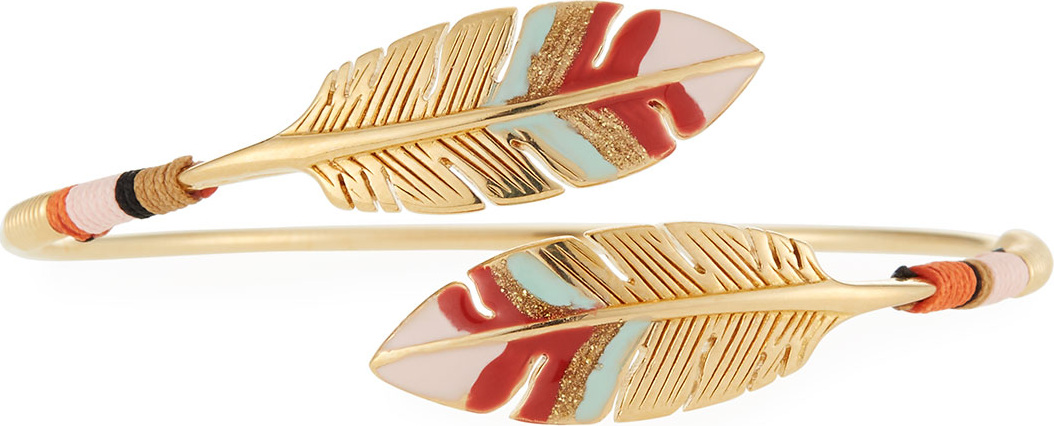 GAS Bijoux Penna Bypass Feather Enamel Bracelet