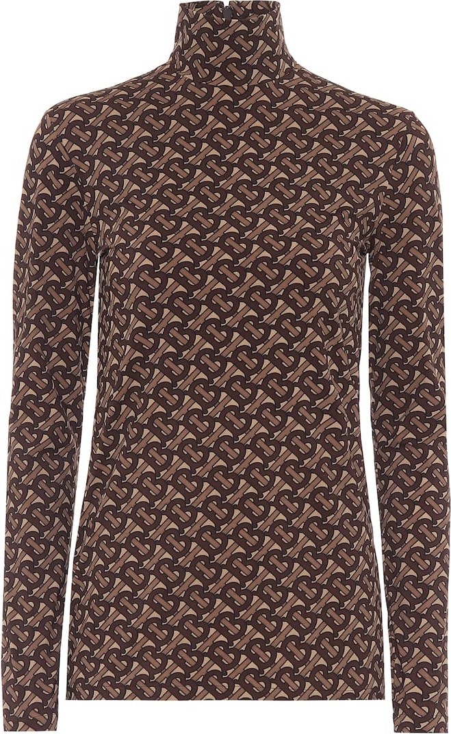 Burberry London England Monogram stretch-jersey top