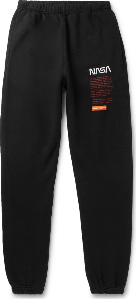 Heron Preston + NASA Printed Fleece-Back Cotton-Jersey Sweatpants