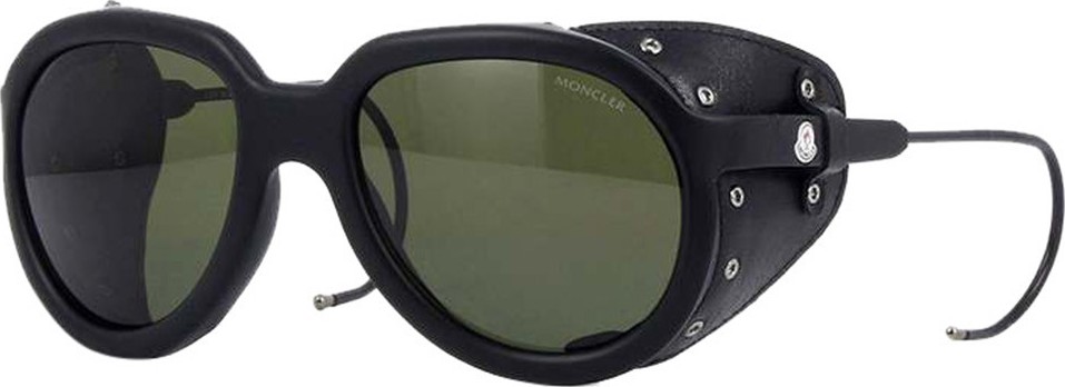 Moncler Altitude leather frange detail sunglasses