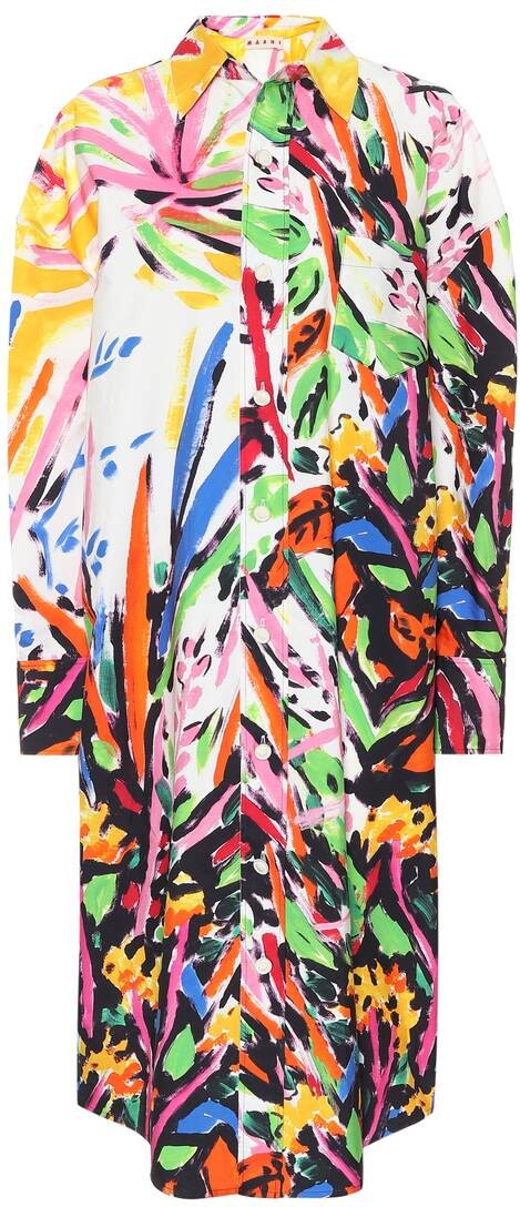 Marni Printed cotton dress