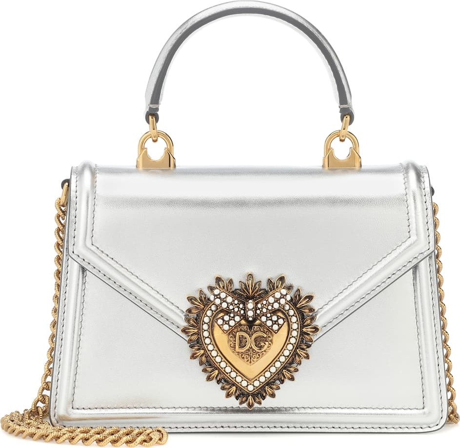 Dolce & Gabbana Devotion Small leather shoulder bag