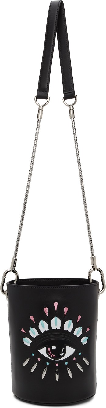 KENZO Black Mini Eye Bucket Bag