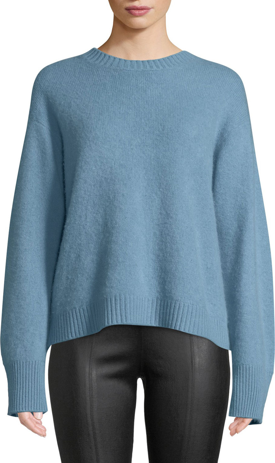 Vince Boxy Cashmere Crewneck Sweater